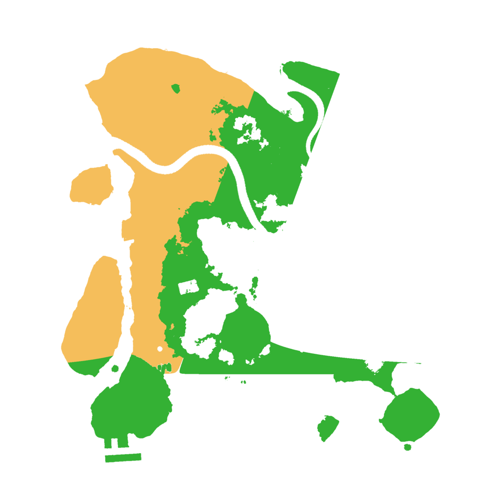 Biome Rust Map: Procedural Map, Size: 2800, Seed: 264917743