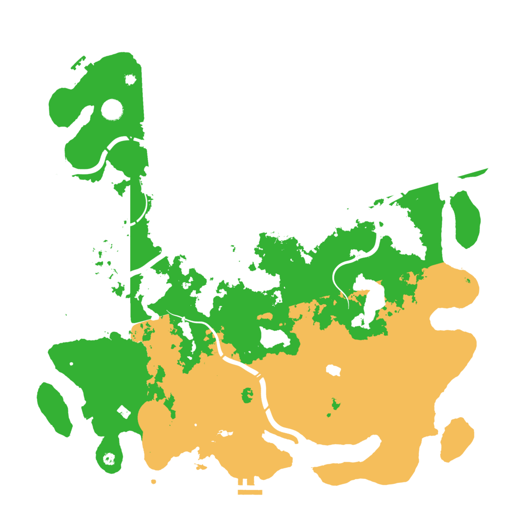 Biome Rust Map: Procedural Map, Size: 4300, Seed: 799911751