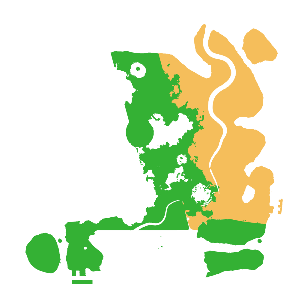 Biome Rust Map: Procedural Map, Size: 3000, Seed: 1738294824