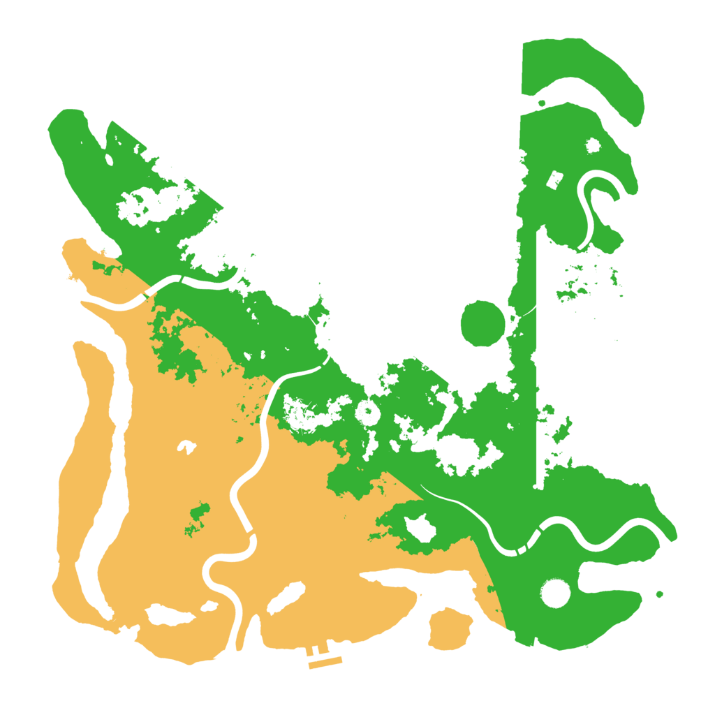 Biome Rust Map: Procedural Map, Size: 4300, Seed: 682084151