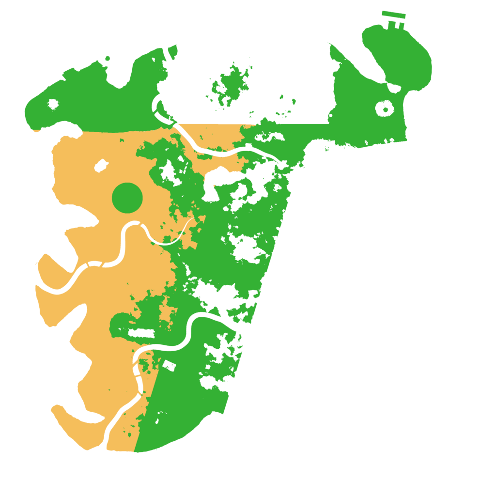 Biome Rust Map: Procedural Map, Size: 4250, Seed: 1337420