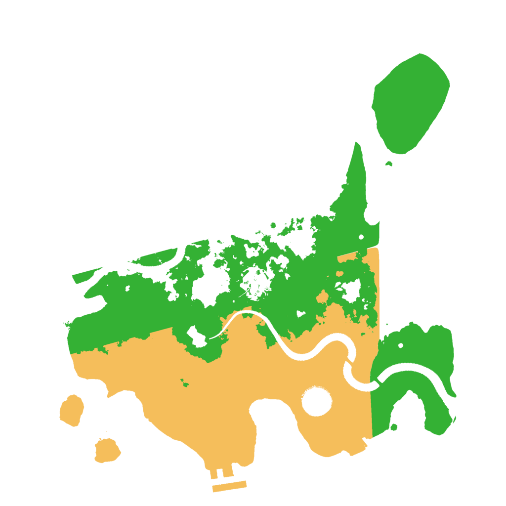 Biome Rust Map: Procedural Map, Size: 3000, Seed: 2129598826