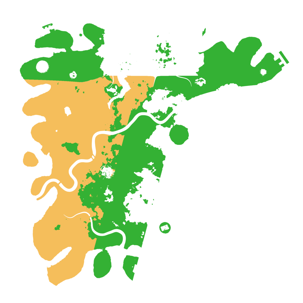 Biome Rust Map: Procedural Map, Size: 4300, Seed: 333295688