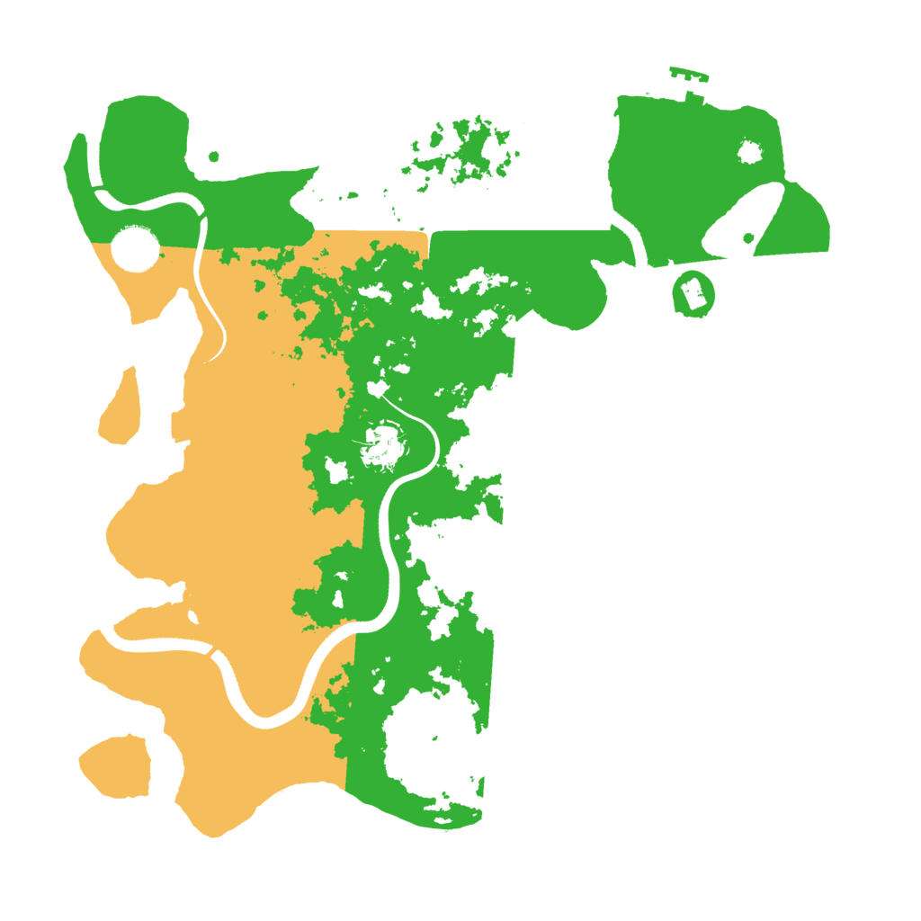Biome Rust Map: Procedural Map, Size: 3500, Seed: 142893166