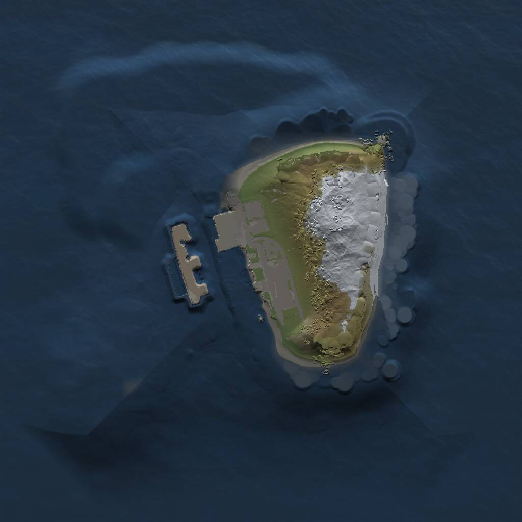 Rust Map: Procedural Map, Size: 1000, Seed: 52341, 2 Monuments