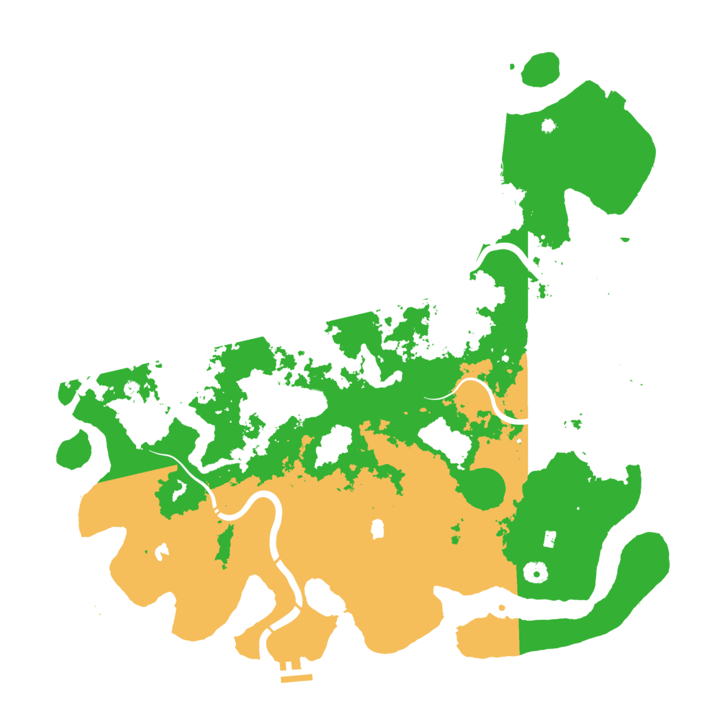 Biome Rust Map: Procedural Map, Size: 4500, Seed: 115051598