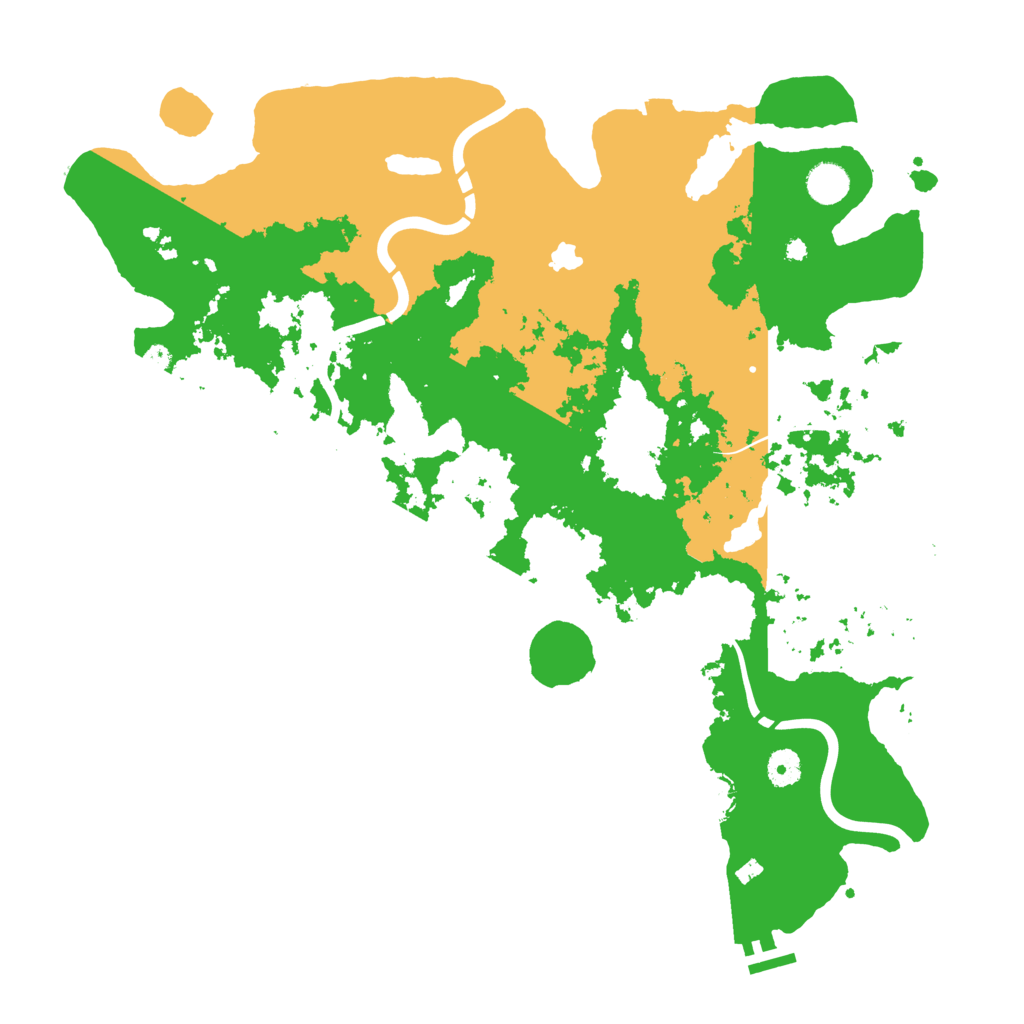Biome Rust Map: Procedural Map, Size: 4300, Seed: 783991263
