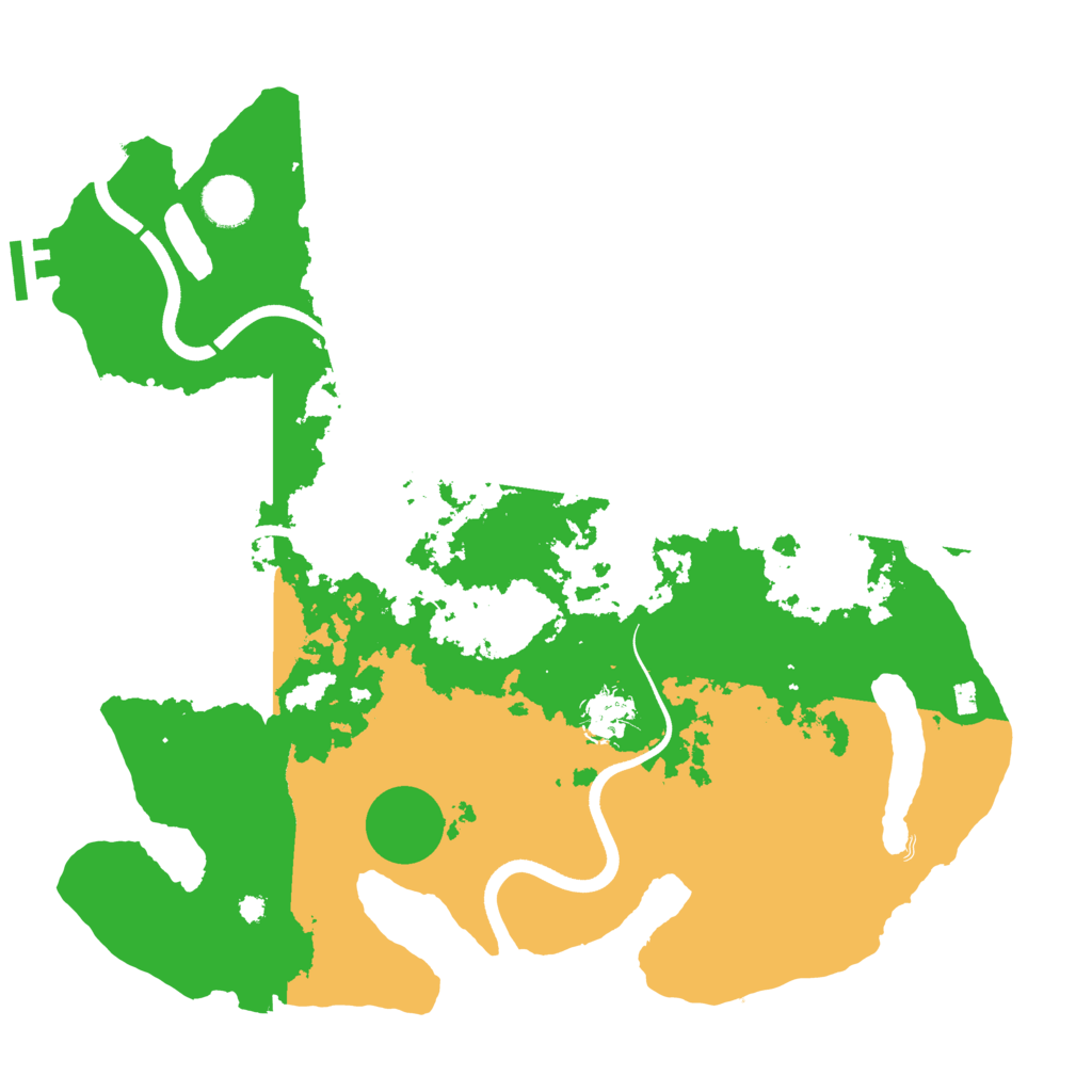 Biome Rust Map: Procedural Map, Size: 3700, Seed: 1574033251