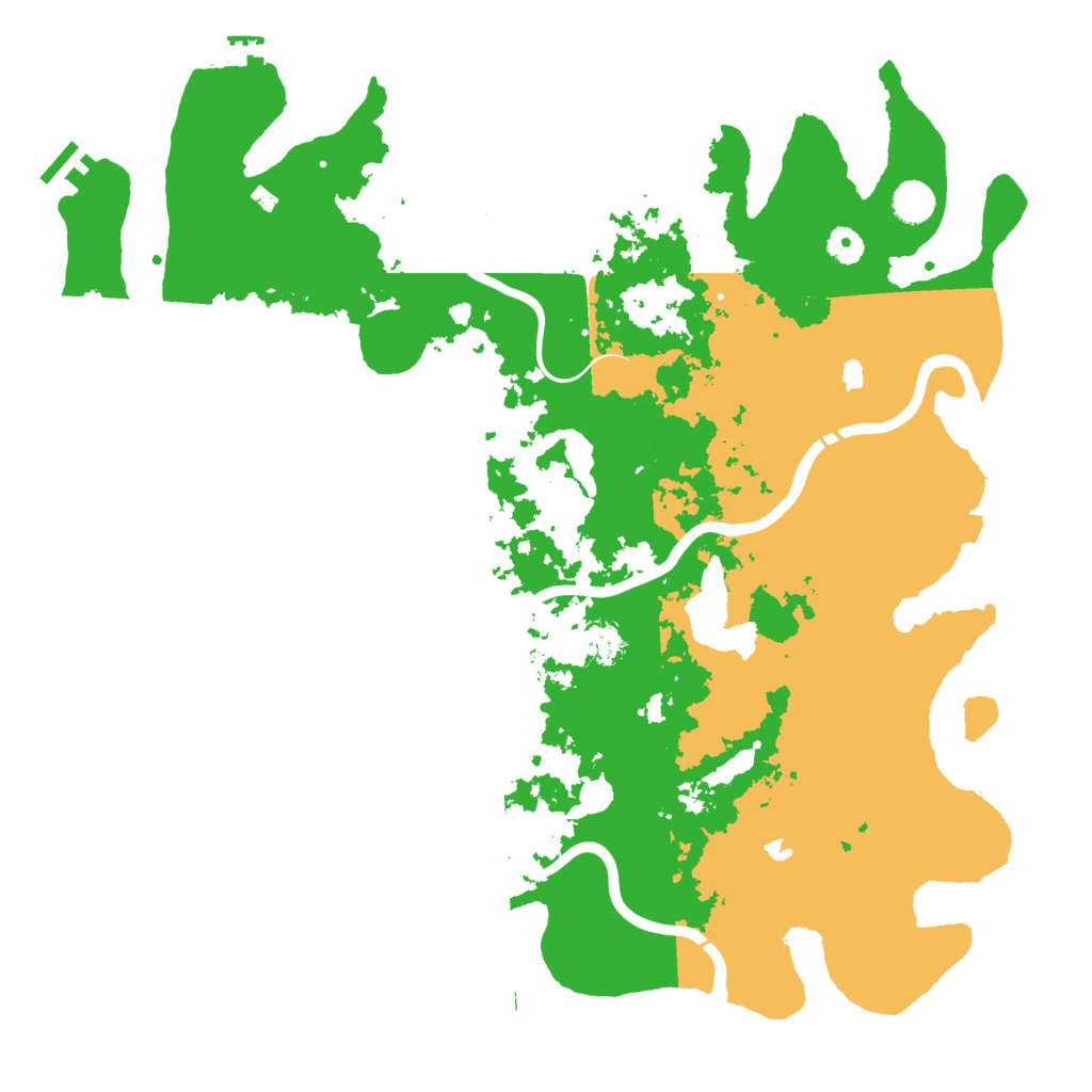 Biome Rust Map: Procedural Map, Size: 4500, Seed: 1448577891