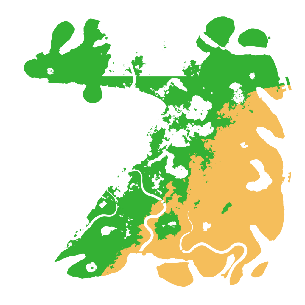 Biome Rust Map: Procedural Map, Size: 4500, Seed: 833474683