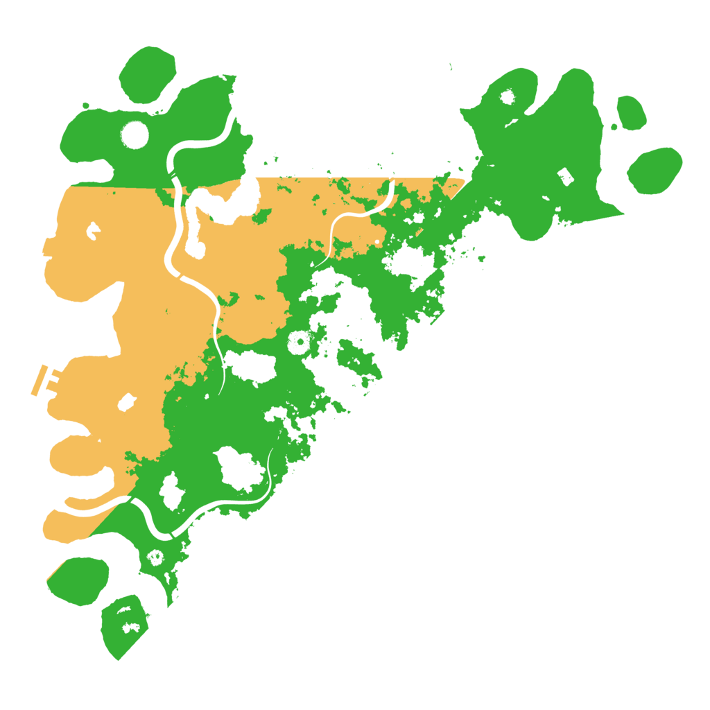 Biome Rust Map: Procedural Map, Size: 4500, Seed: 572050848