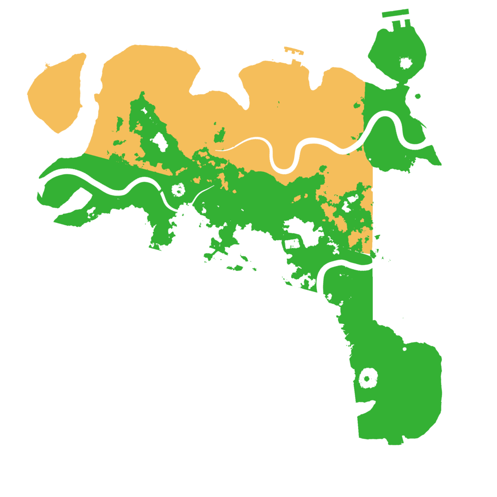 Biome Rust Map: Procedural Map, Size: 3750, Seed: 1124822423
