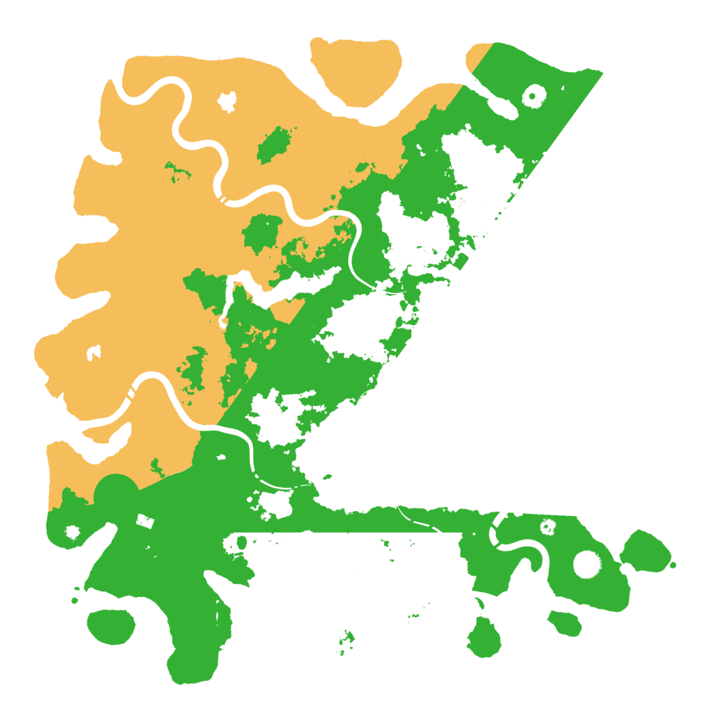 Biome Rust Map: Procedural Map, Size: 4500, Seed: 1219367585