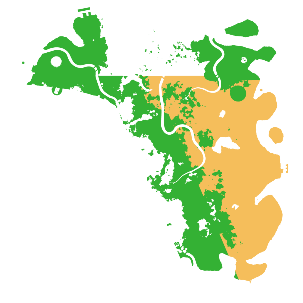 Biome Rust Map: Procedural Map, Size: 5000, Seed: 614699542