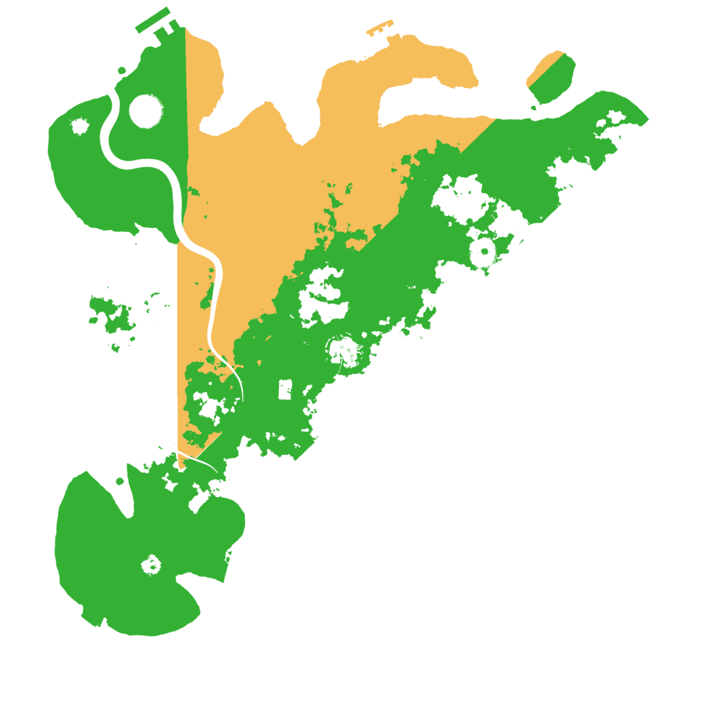 Biome Rust Map: Procedural Map, Size: 3750, Seed: 564445413