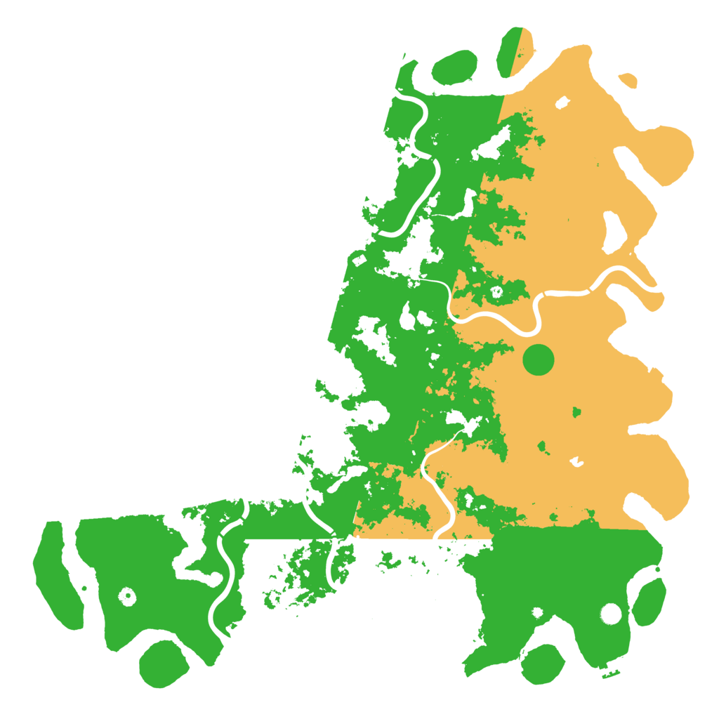 Biome Rust Map: Procedural Map, Size: 6000, Seed: 1440360604