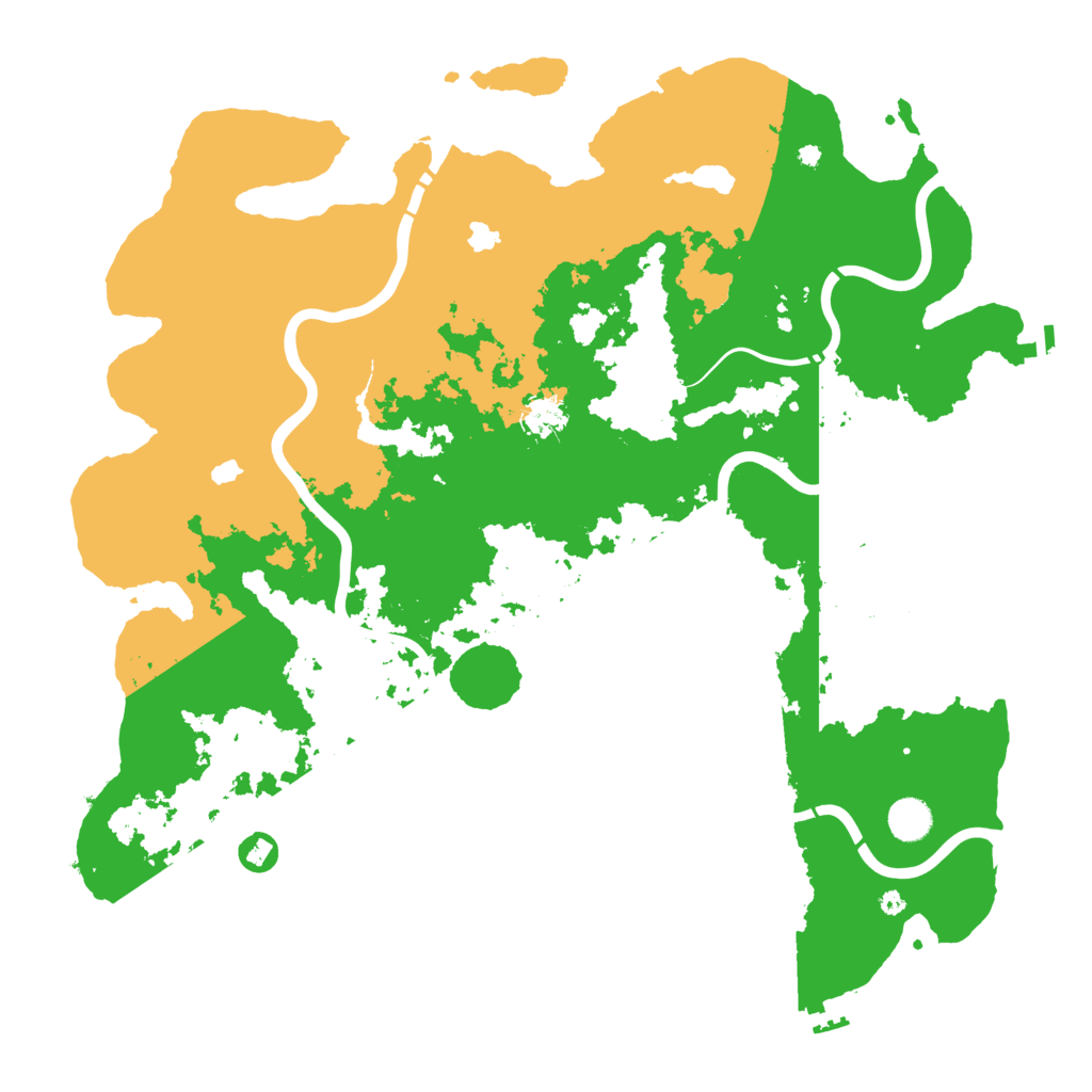 Biome Rust Map: Procedural Map, Size: 4500, Seed: 1413101326