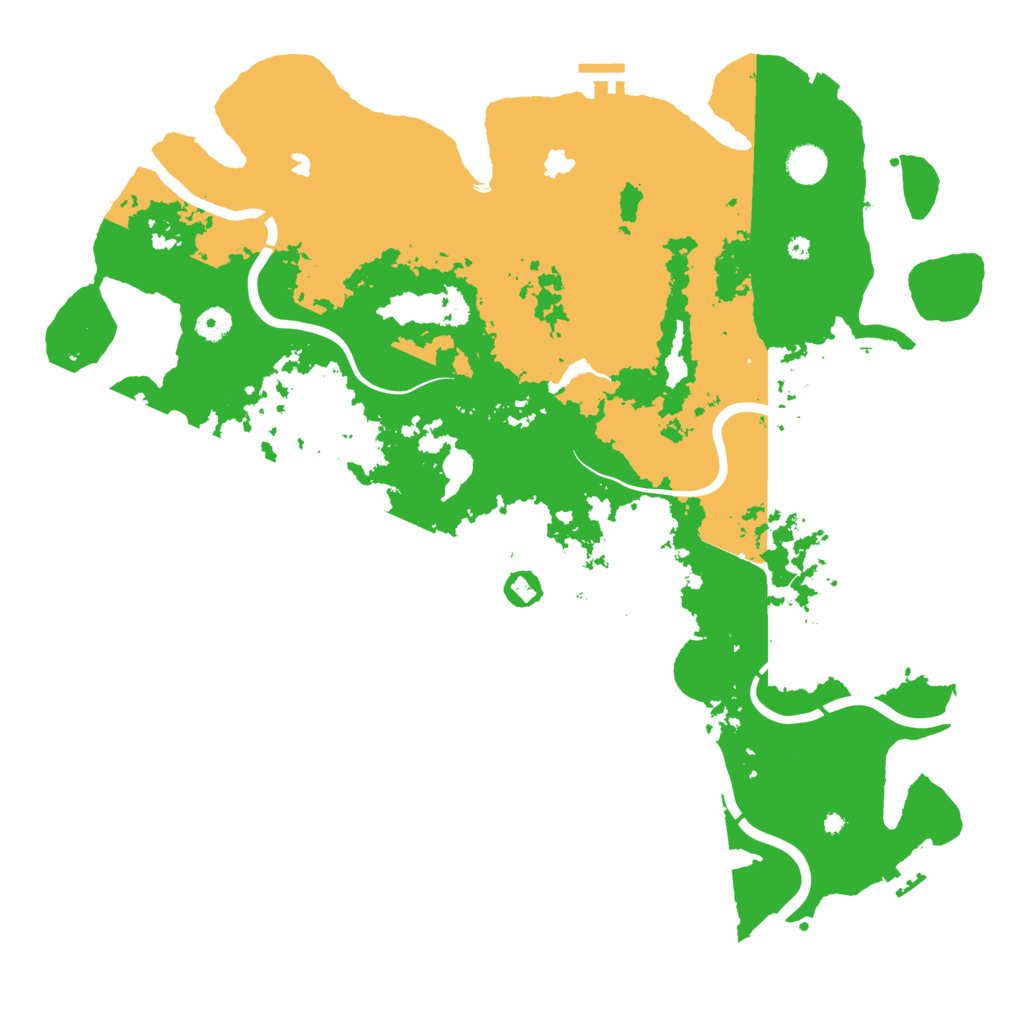 Biome Rust Map: Procedural Map, Size: 4500, Seed: 920717206