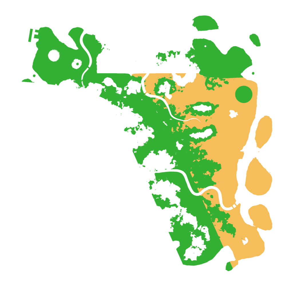 Biome Rust Map: Procedural Map, Size: 4500, Seed: 790935231