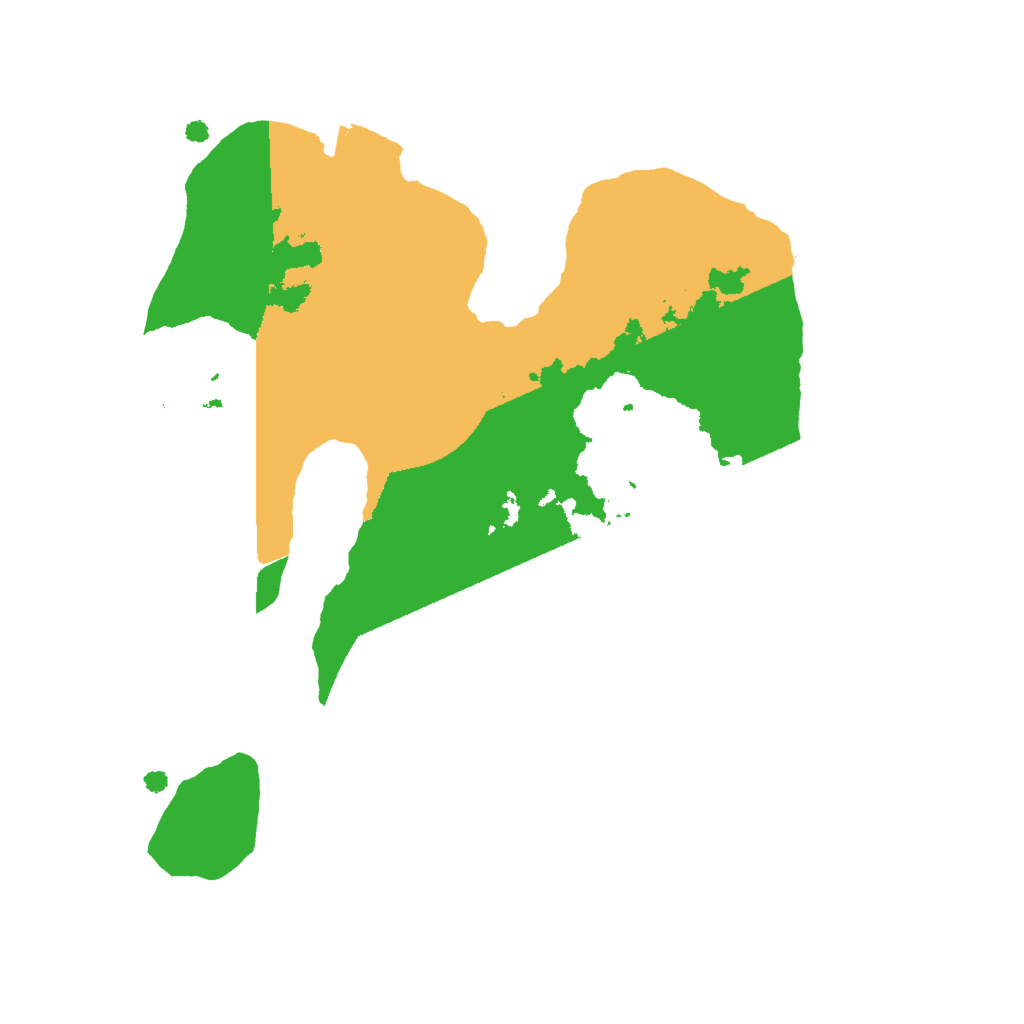 Biome Rust Map: Procedural Map, Size: 1800, Seed: 152345