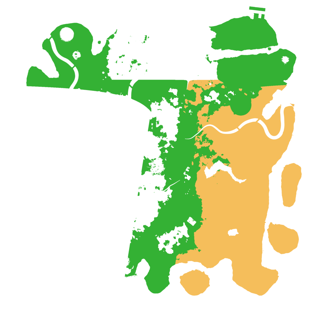 Biome Rust Map: Procedural Map, Size: 4000, Seed: 233234