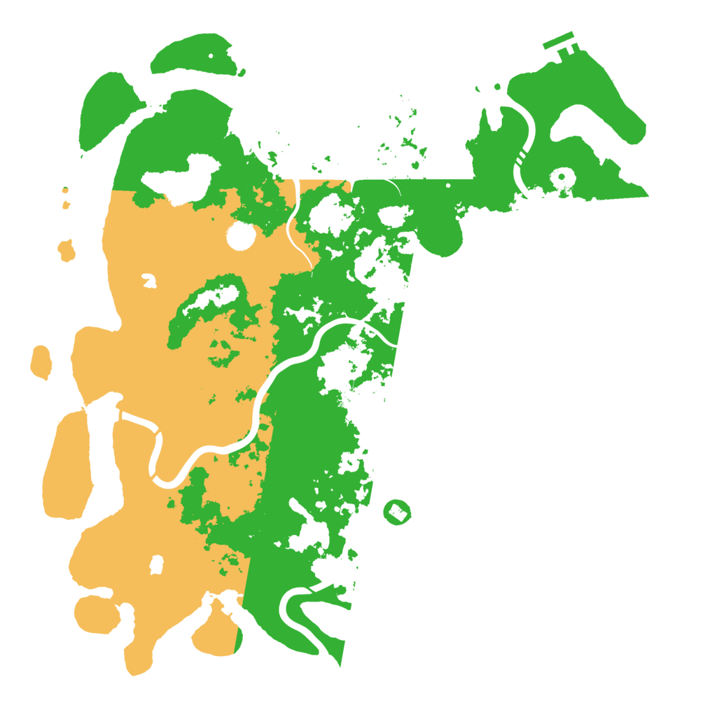 Biome Rust Map: Procedural Map, Size: 4500, Seed: 1547059085