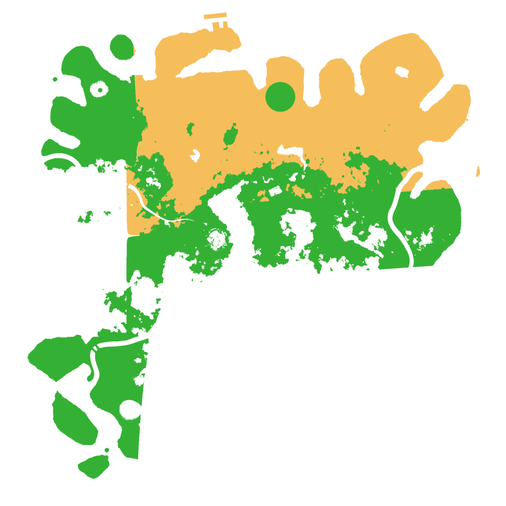 Biome Rust Map: Procedural Map, Size: 4500, Seed: 1629547085