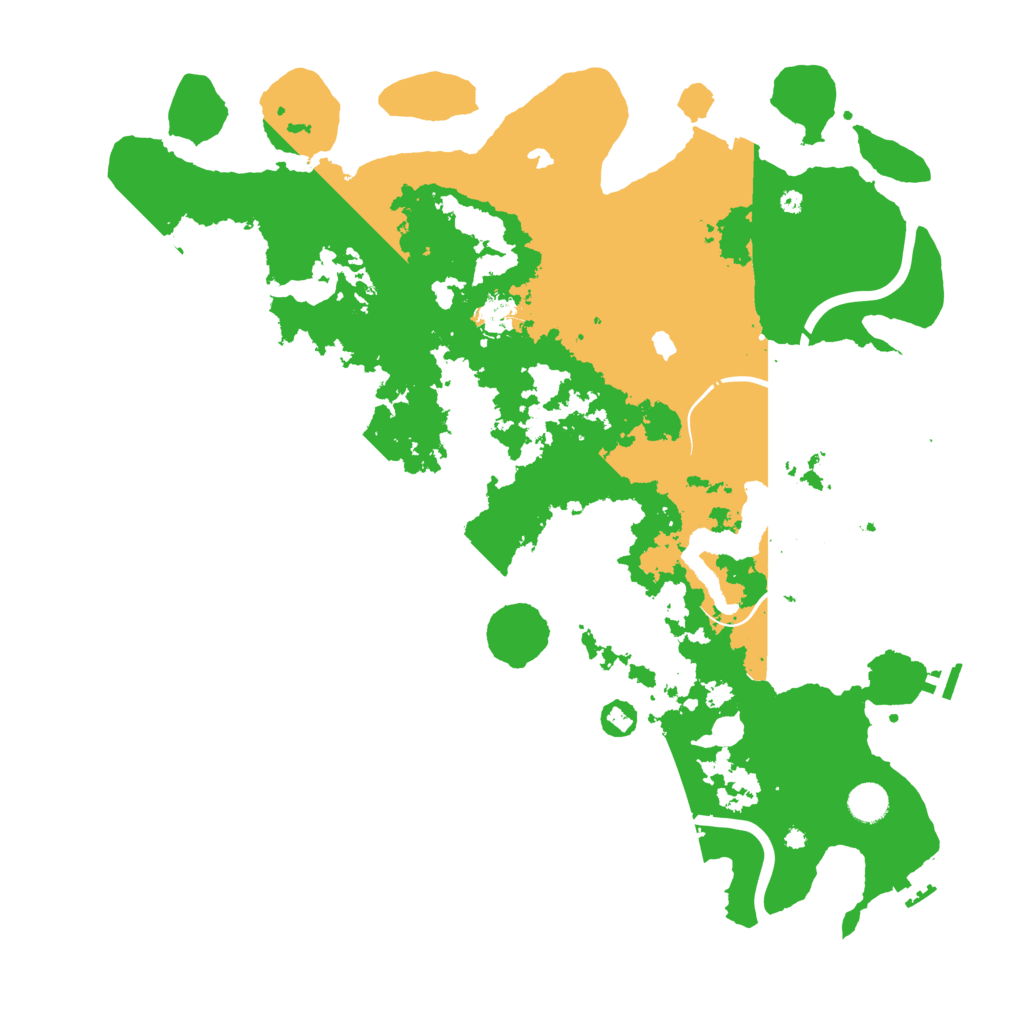 Biome Rust Map: Procedural Map, Size: 4500, Seed: 1465105525