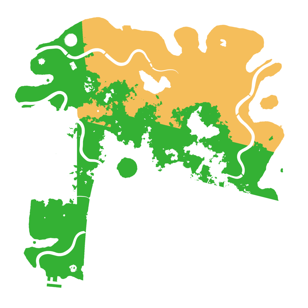 Biome Rust Map: Procedural Map, Size: 4250, Seed: 1396429516