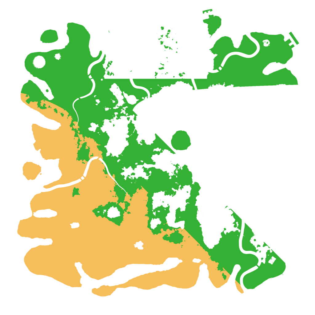 Biome Rust Map: Procedural Map, Size: 4500, Seed: 1391768934