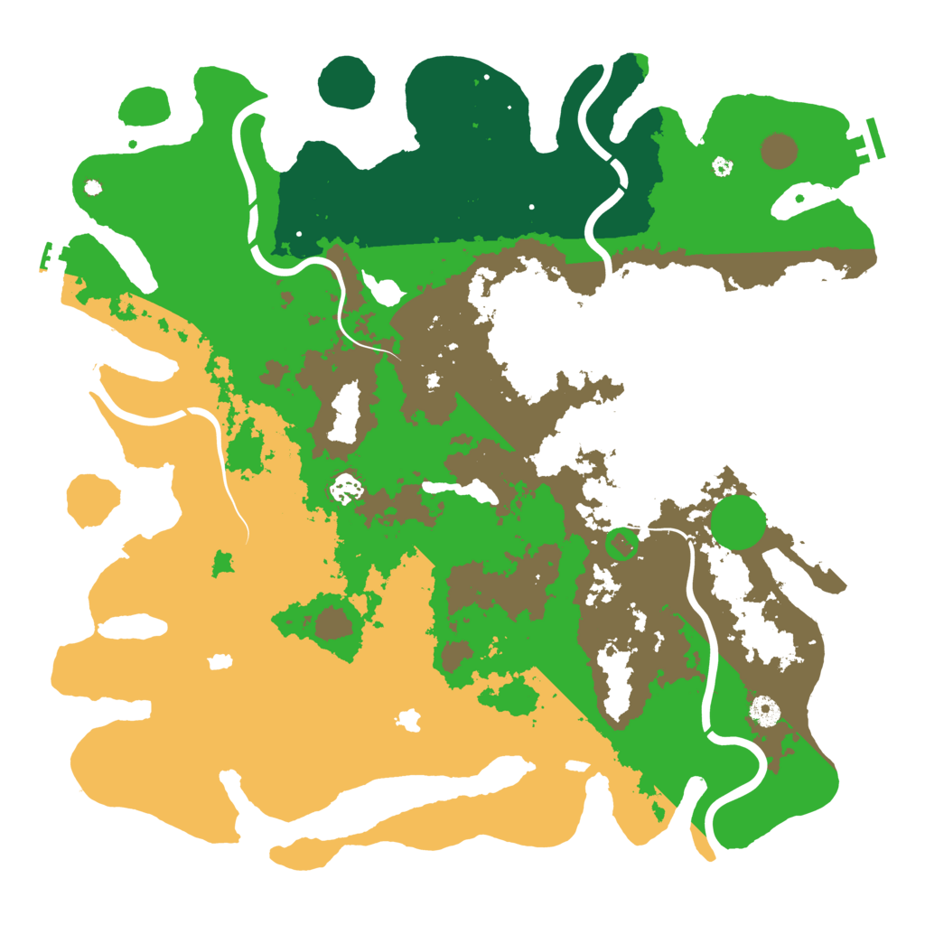 Biome Rust Map: Procedural Map, Size: 4500, Seed: 1391768934