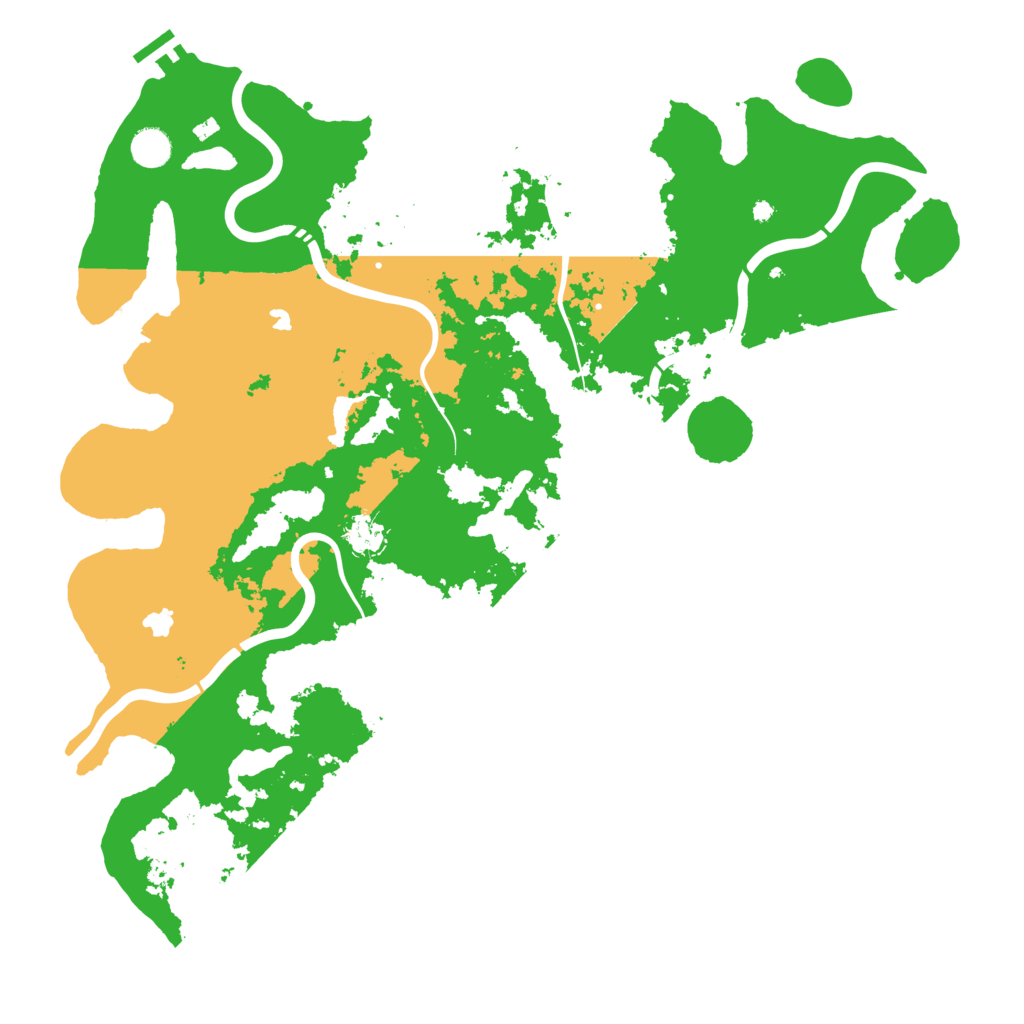 Biome Rust Map: Procedural Map, Size: 4500, Seed: 384546582