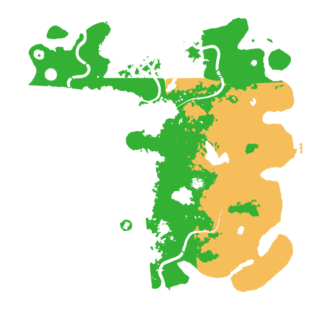 Biome Rust Map: Procedural Map, Size: 4500, Seed: 358929237