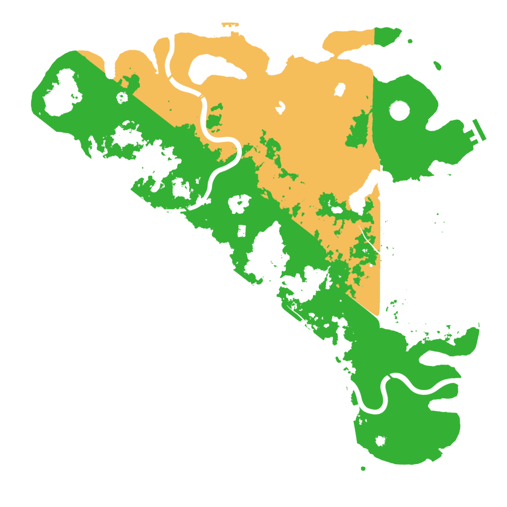 Biome Rust Map: Procedural Map, Size: 4500, Seed: 1882866485