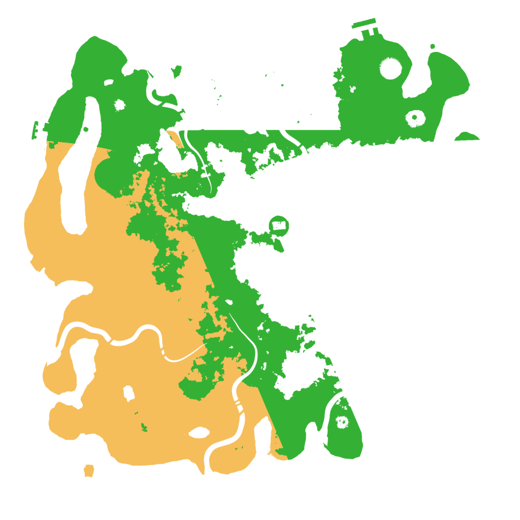 Biome Rust Map: Procedural Map, Size: 4250, Seed: 829908041