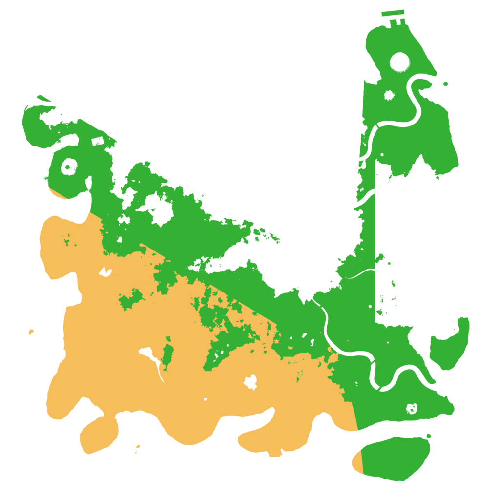 Biome Rust Map: Procedural Map, Size: 4500, Seed: 8074668