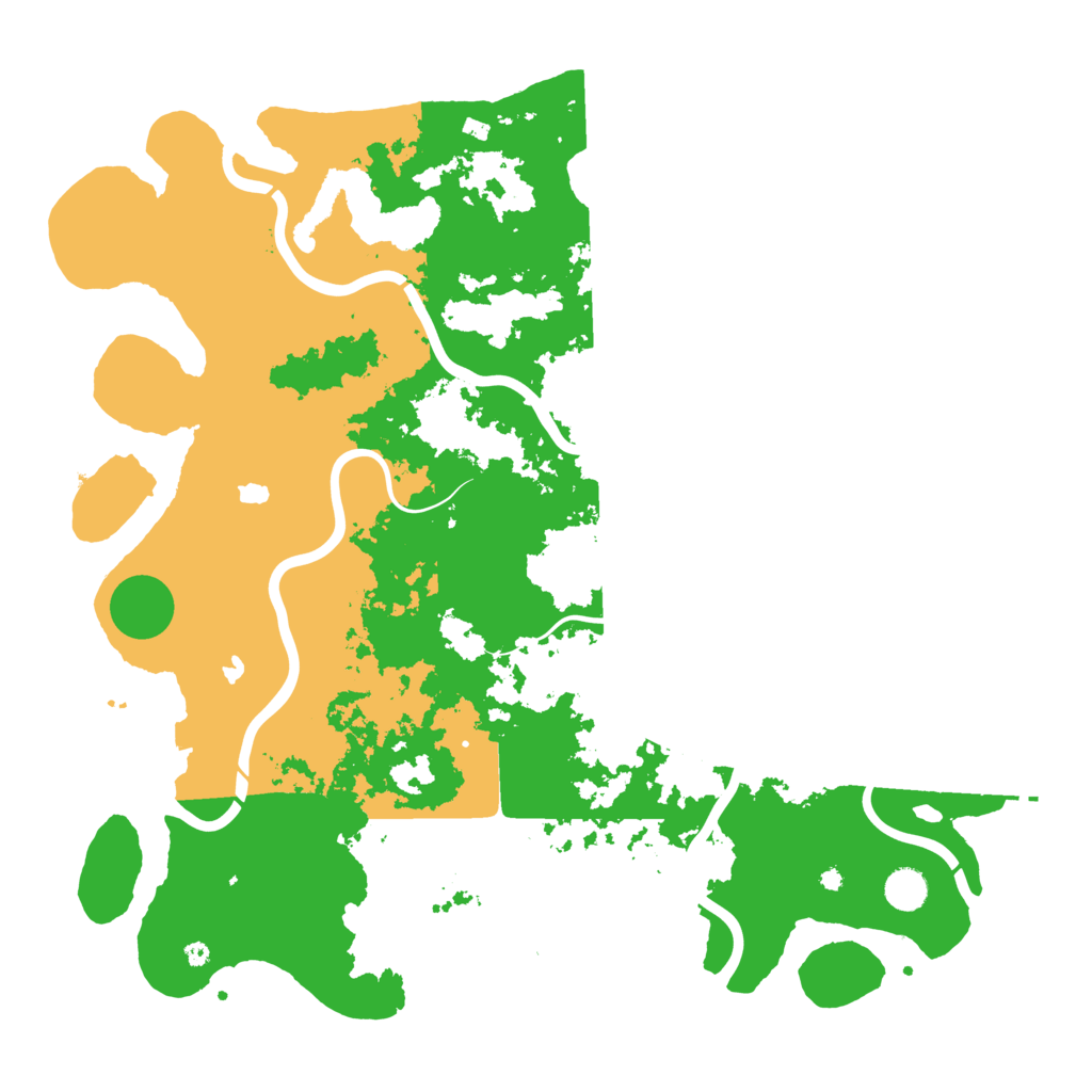 Biome Rust Map: Procedural Map, Size: 4500, Seed: 715652871