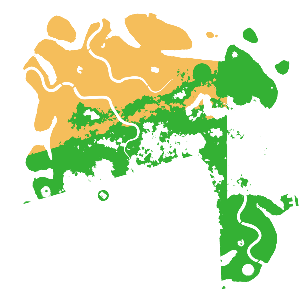 Biome Rust Map: Procedural Map, Size: 4500, Seed: 1308873516