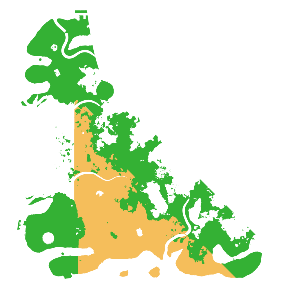 Biome Rust Map: Procedural Map, Size: 4500, Seed: 149621806