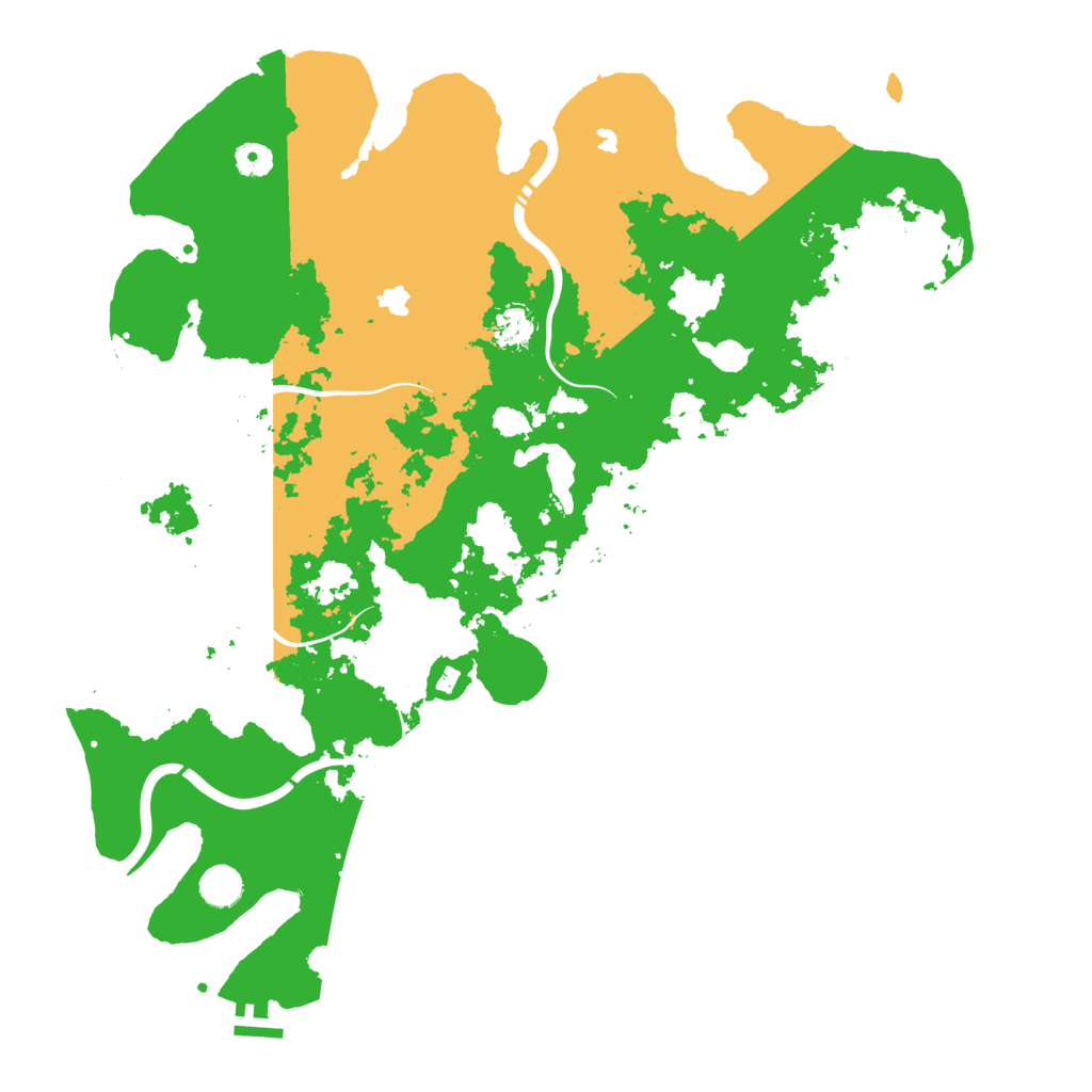 Biome Rust Map: Procedural Map, Size: 4500, Seed: 34768200