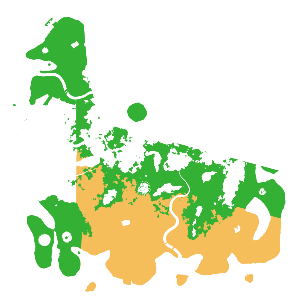 Biome Rust Map: Procedural Map, Size: 4500, Seed: 1015571811