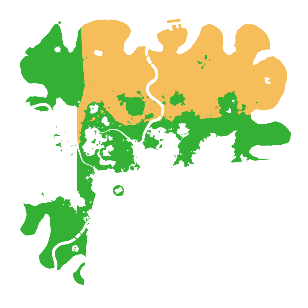 Biome Rust Map: Procedural Map, Size: 4500, Seed: 1877924849