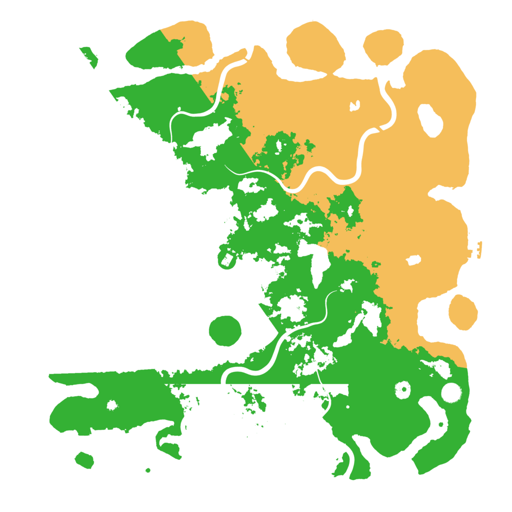 Biome Rust Map: Procedural Map, Size: 4500, Seed: 1232718911