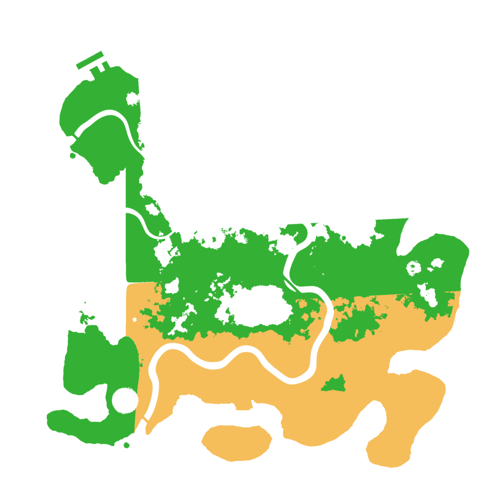Biome Rust Map: Procedural Map, Size: 3500, Seed: 2090294598