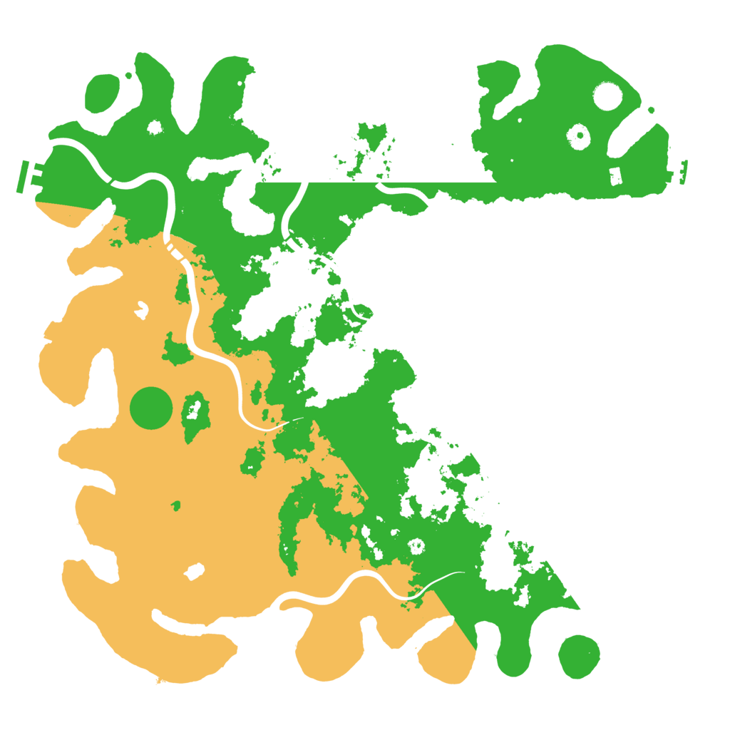 Biome Rust Map: Procedural Map, Size: 4500, Seed: 2049957039