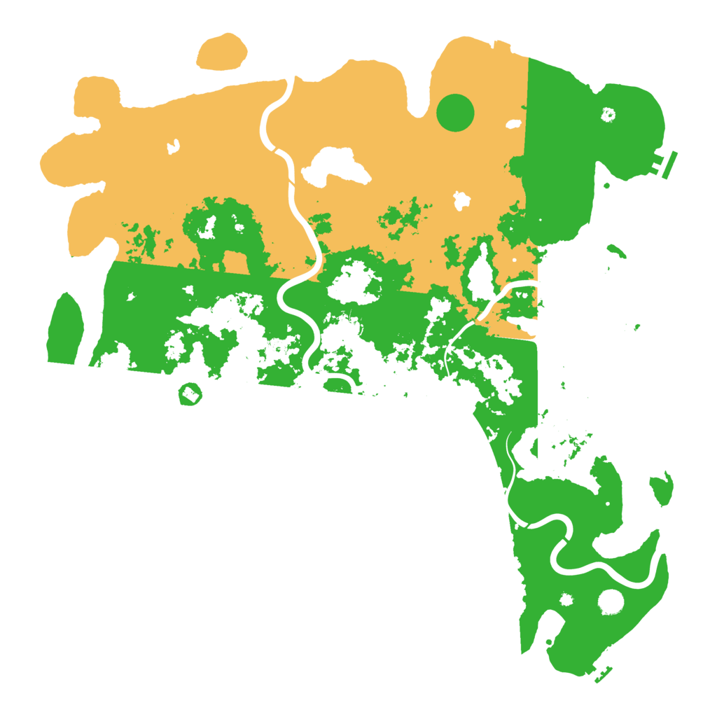 Biome Rust Map: Procedural Map, Size: 5000, Seed: 67
