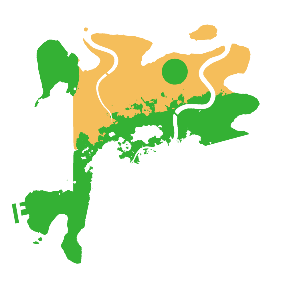 Biome Rust Map: Procedural Map, Size: 3000, Seed: 813211096