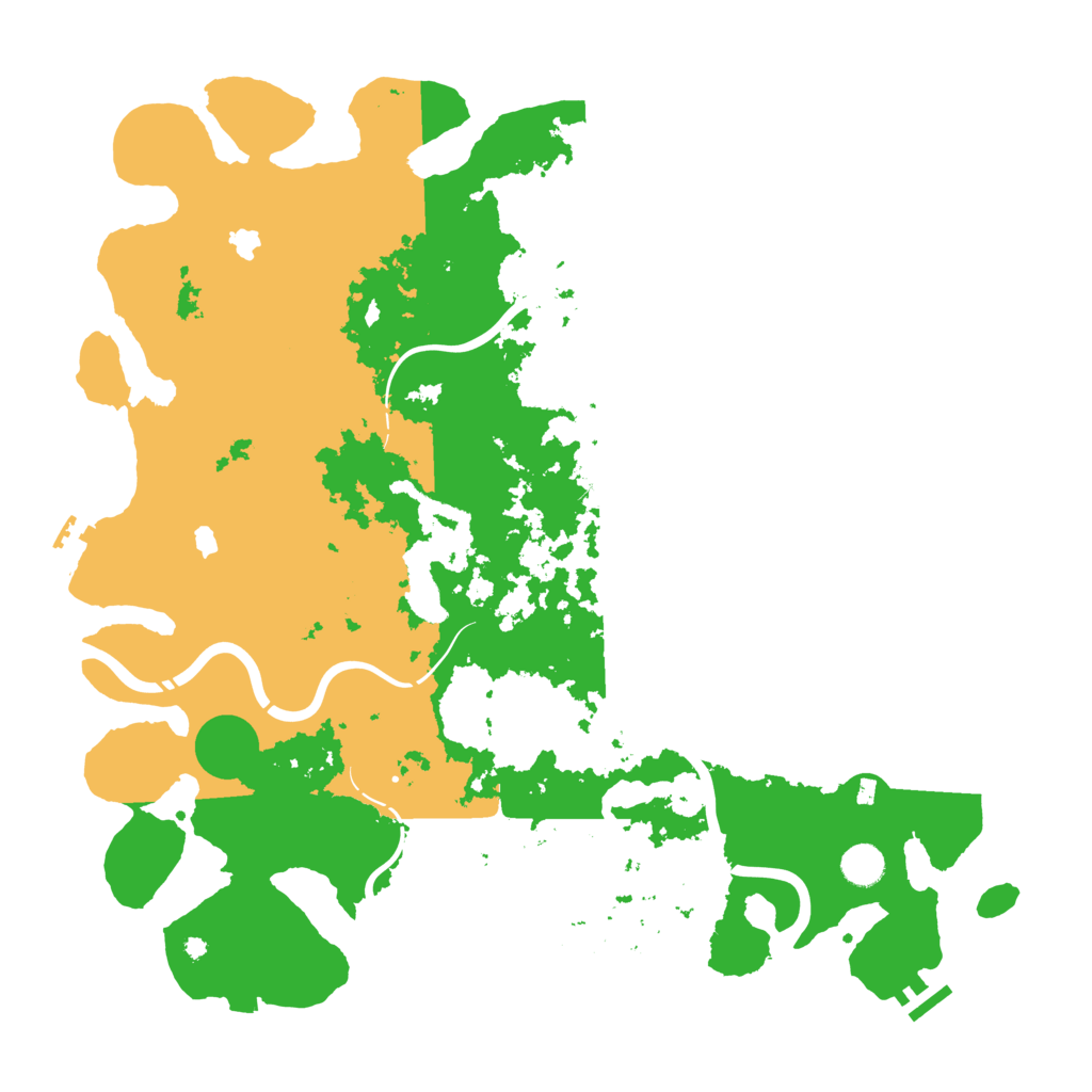 Biome Rust Map: Procedural Map, Size: 4500, Seed: 1428545905