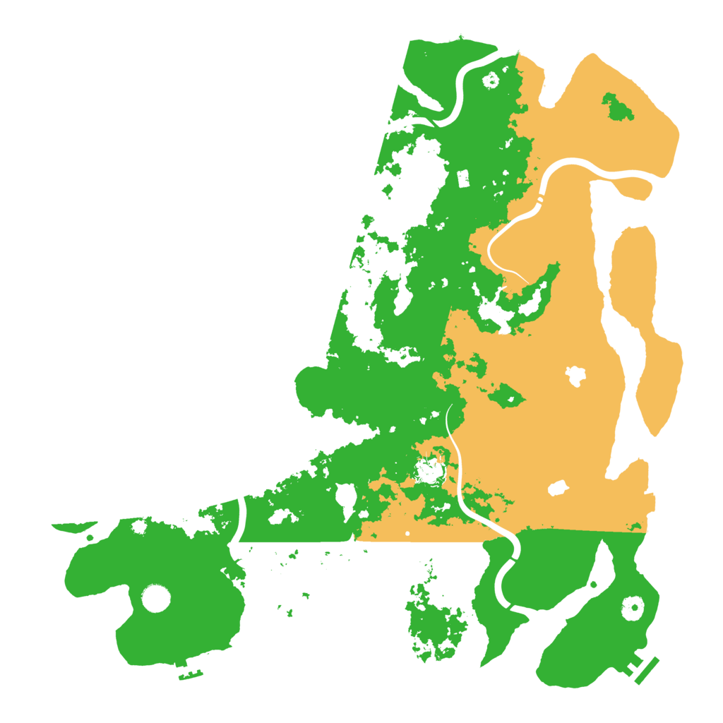 Biome Rust Map: Procedural Map, Size: 4500, Seed: 919295832