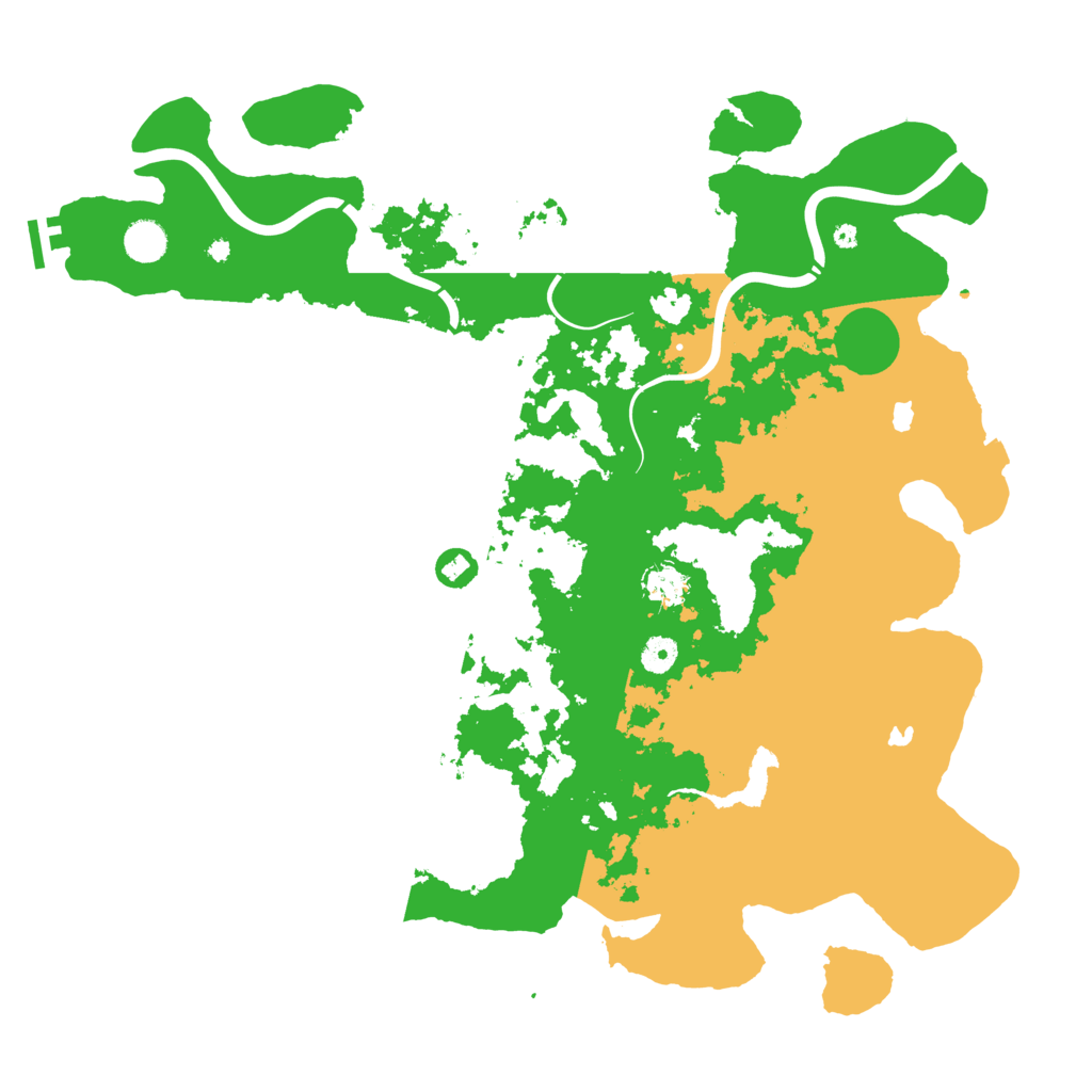 Biome Rust Map: Procedural Map, Size: 4500, Seed: 989397617